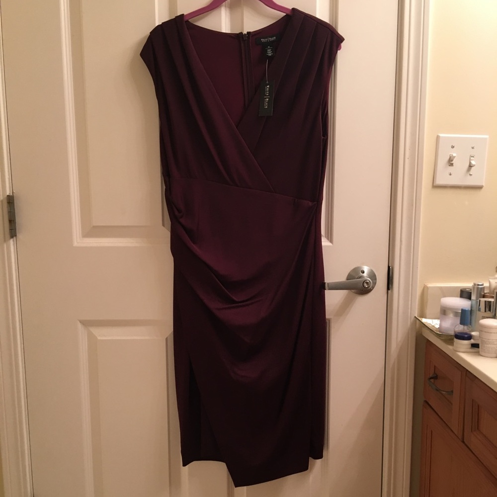 WHBM Cabernet \ Burgundy Dress